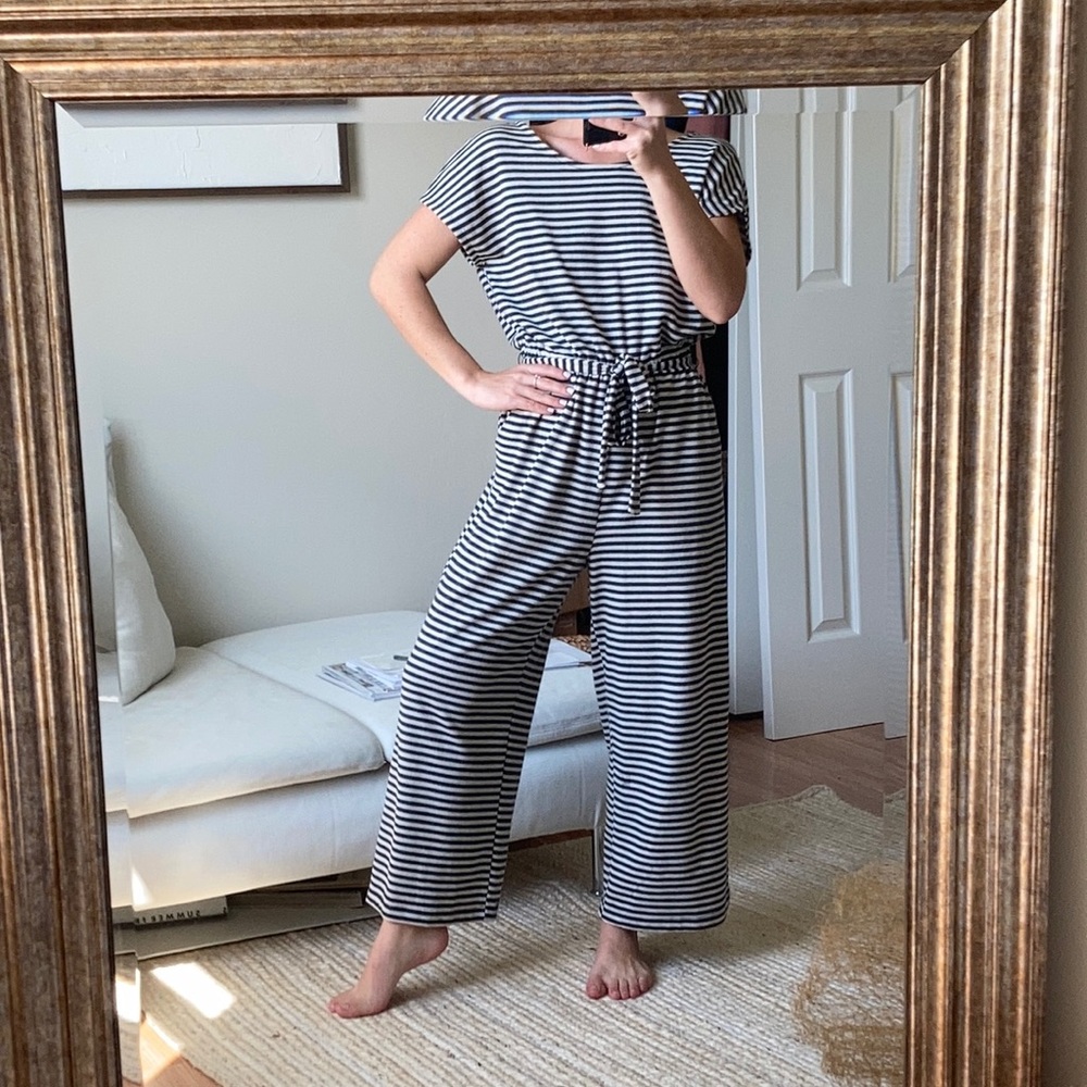 Striped Old Navy jumpsuit